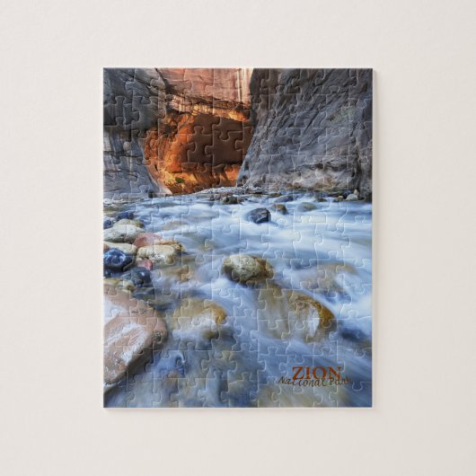 nationaal park zion - narrows puzzel (Verticaal)