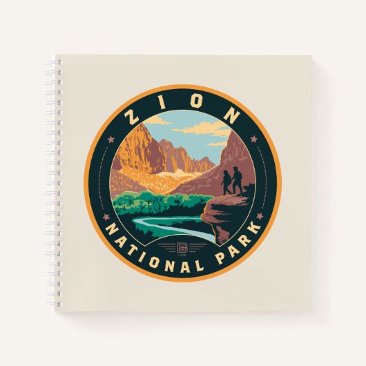Nationaal Park Zion Notitieboek (Voorkant)