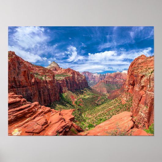 Nationaal Park Zion Poster (Voorkant)