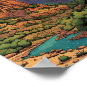 nationaal park zion poster (Hoek)