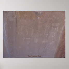 Nationaal Park Zion Poster