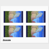 Nationaal Park Zion Rechthoekige Sticker (Vel)