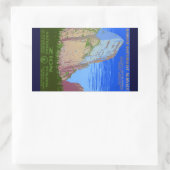 Nationaal Park Zion Rechthoekige Sticker (Tas)