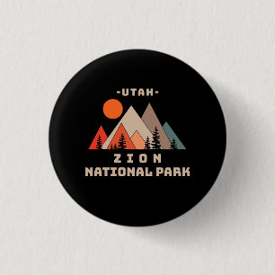Nationaal Park Zion Ronde Button 3,2 Cm
