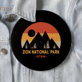 Nationaal Park Zion Ronde Button 6,0 Cm (In situ)