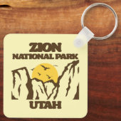 Nationaal Park Zion Sleutelhanger (Achterkant)