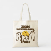 Nationaal Park Zion Tote Bag (Achterkant)