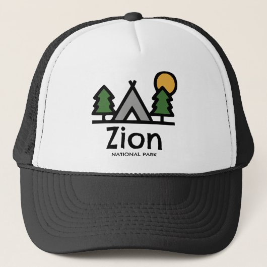 Nationaal Park Zion Trucker Pet (Voorkant)