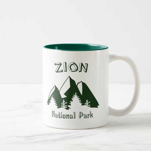 Nationaal Park Zion Tweekleurige Koffiemok (Rechts)