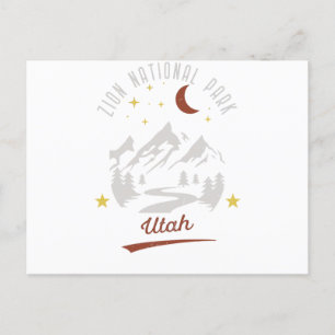  Nationaal Park Zion Utah Briefkaart