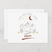 Nationaal Park Zion Utah Briefkaart (Voorkant / Achterkant)