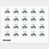 Nationaal Park Zion Vierkante Sticker (Vel)