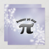 Nationaal Pi Dag Pi Symbool voor Wiskunde Nerds 14 Kaart (Voorkant / Achterkant)