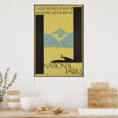 Nationaal Poster voor het reizen van parken (Keuken)