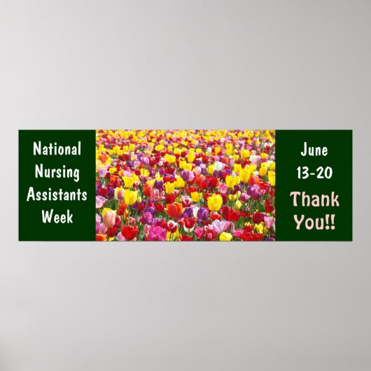 Nationaal poster voor verpleegassistenten Week Har (Voorkant)