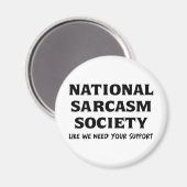 Nationaal sarcasme magneet (Voorkant / Achterkant)