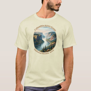 Nationaal Schilderachtig gebied Columbia River Gor T-shirt