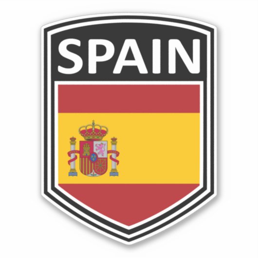 Nationaal - Spanje Sticker (Voorkant)