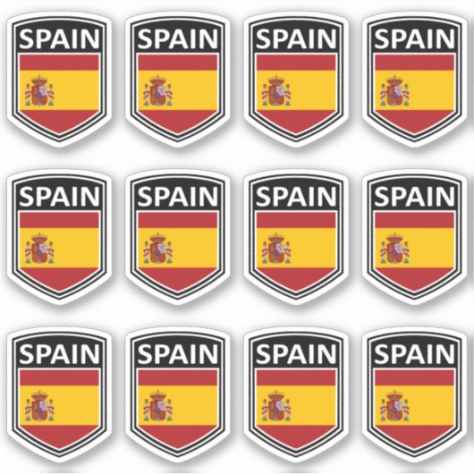 Nationaal - Spanje Sticker (Voorkant)