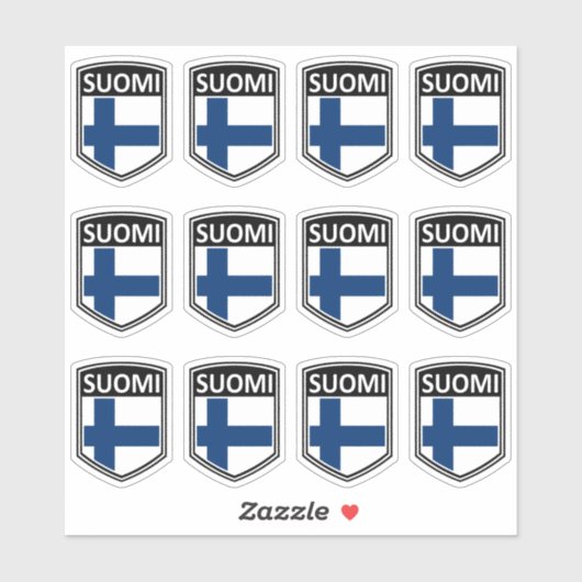 Nationaal - Suomi Sticker (Vel)
