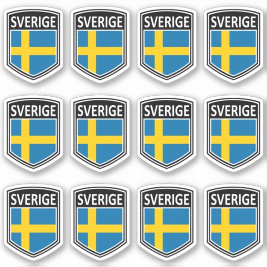 Nationaal - Sverige Sticker (Voorkant)