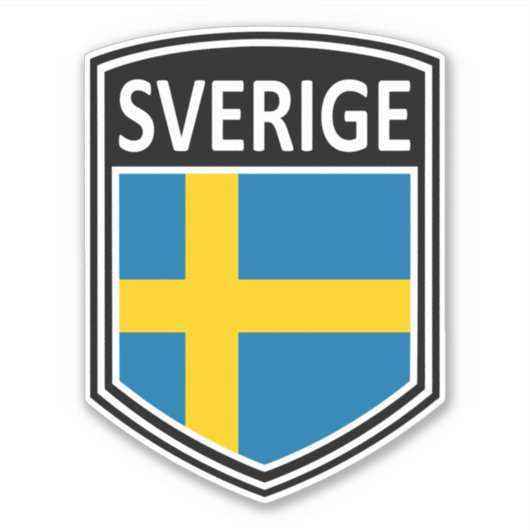 Nationaal - Sverige Sticker (Voorkant)