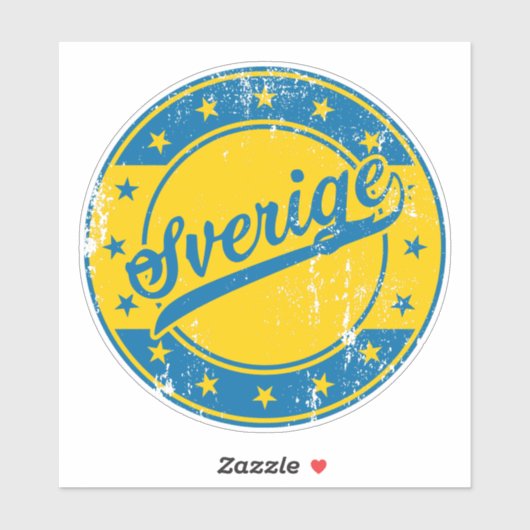 Nationaal - Sverige | Zweden Sticker (Vel)