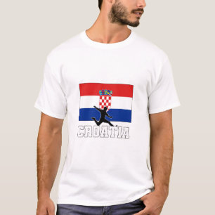 Nationaal team van het Kroatische Football Soccer T-shirt