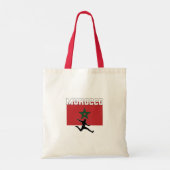 Nationaal team van Morrocco Football Soccer Tote Bag (Achterkant)
