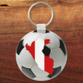 Nationaal team van Peru Sleutelhanger (Voorkant)