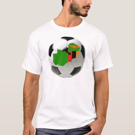 Nationaal team van Zambia T-shirt (Voorkant)