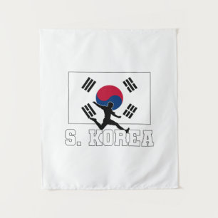 Nationaal team voor Zuid-Korea Wandkleed