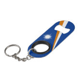 Nationaal vlaggenstaatoctrooi van de Marshalleilan Mini Flessenopener (Voorkant Gekanteld)