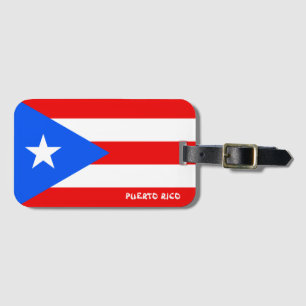 Nationaal vlagpatriottisch gebied Puerto Rico Bagagelabel