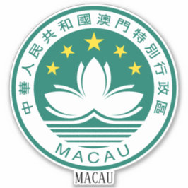 Nationaal wapenschild van Macau Sticker