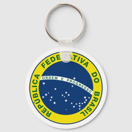 Nationaal zegel van Brazilië Sleutelhanger (Voorkant)