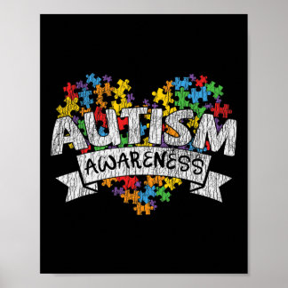 National Autism Awerness Maandbericht Autistic Kin Poster