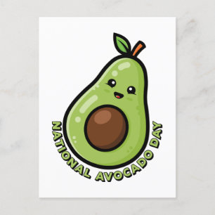 National Avocado Day Briefkaart