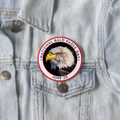 National Bald Eagle Day Ronde Button 7,6 Cm (In situ)