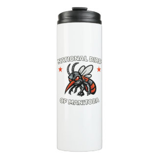 National Bird Manitoba Funny Mosquito Travel Mug Thermosbeker