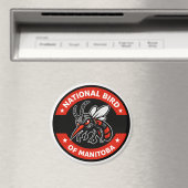 National Bird of Manitoba Funny Mosquito 3" magnet (In Situ (Lave-vaisselle))