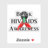 National Black HIV/AIDS Awareness Day Sticker (Vel)
