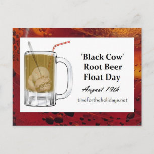 National Black Koe Day Food Feestdagen Briefkaart