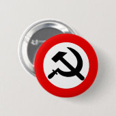 National Bolshevik Party Flag Ronde Button 5,7 Cm (Voorkant /achterkant)