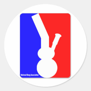 National Bong Association Ronde Sticker