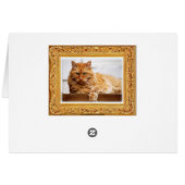 National Cat Day, Cat Portrait Gallery Carte (Dos Horizontal)