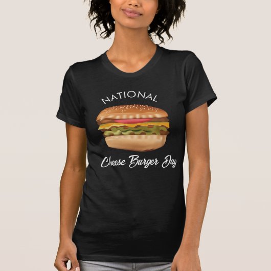 National Cheese Burger Day Shirt (Voorkant)