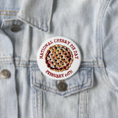 National Cherry Pie Day 20th Button (In situ)