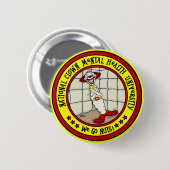 National Clown Mental Health University Ronde Button 5,7 Cm (Voorkant /achterkant)