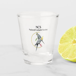 National Cockatiel Society Shot Glass Shot Glas